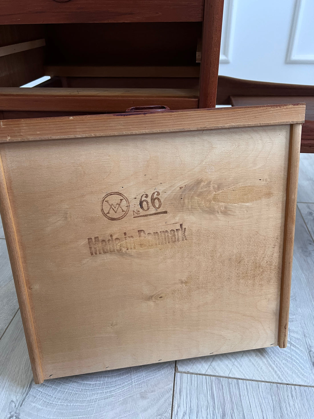 Jardinière en teck Arne Iversen - Danemark - 1960 (livraison incluse)