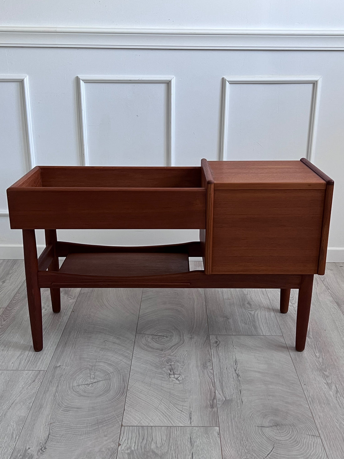 Jardinière en teck Arne Iversen - Danemark - 1960 (livraison incluse)