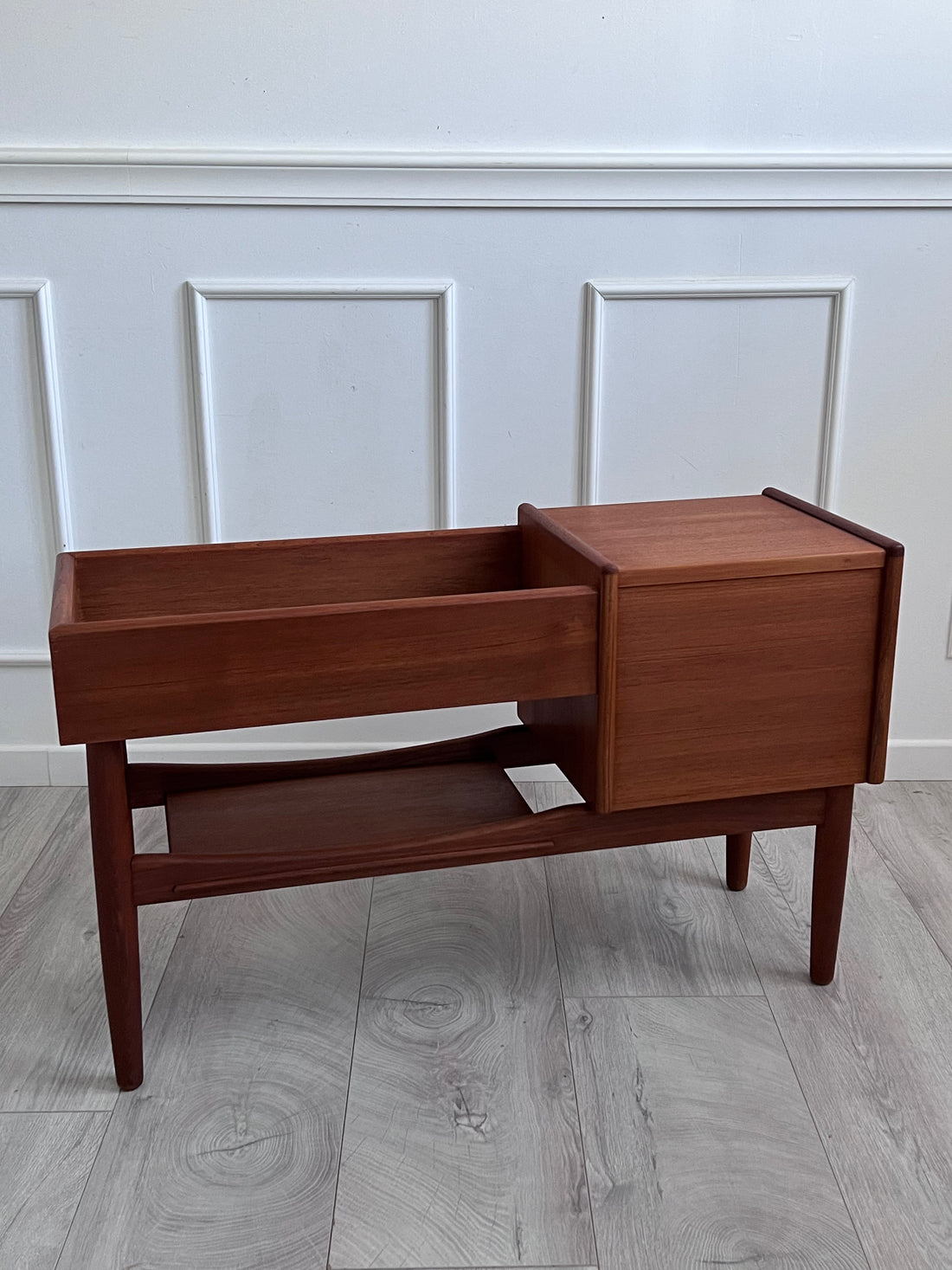 Jardinière en teck Arne Iversen - Danemark - 1960 (livraison incluse)