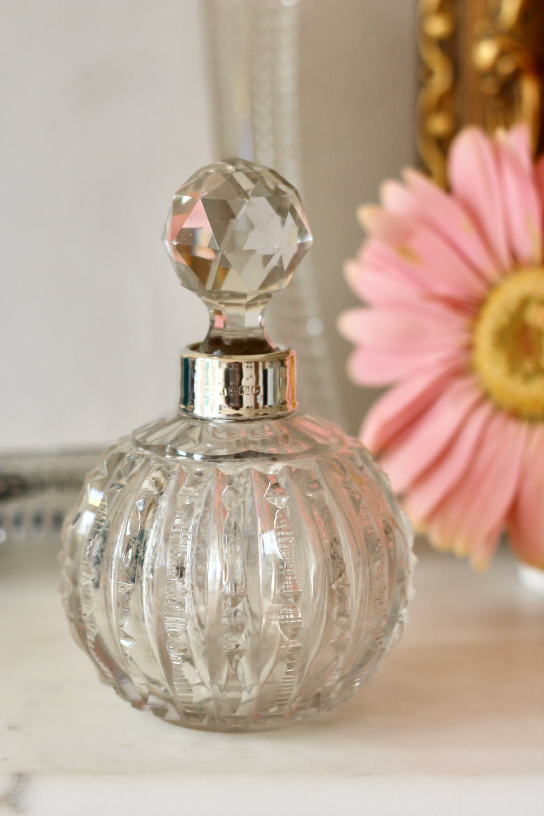 Flacon de parfum anglais 1903 argent