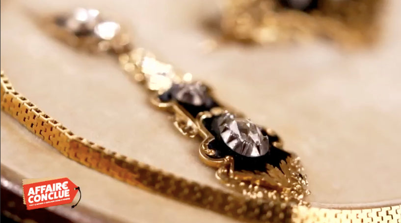Parure Napoléon III or et diamants