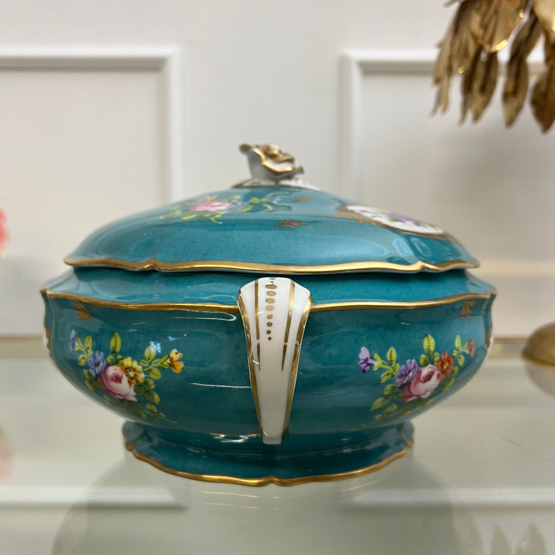 Soupière et plat Sèvres 1920