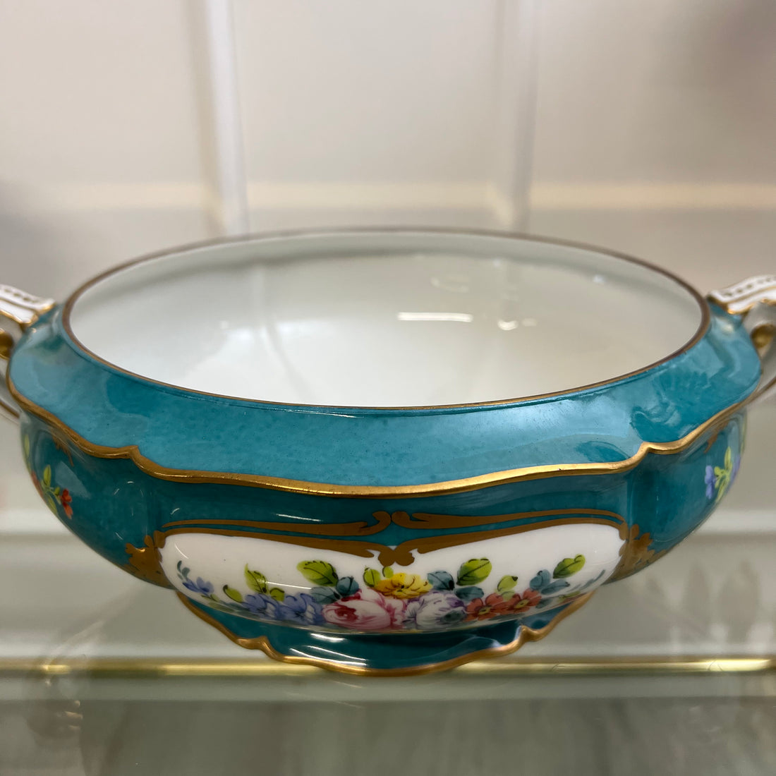 Soupière et plat Sèvres 1920