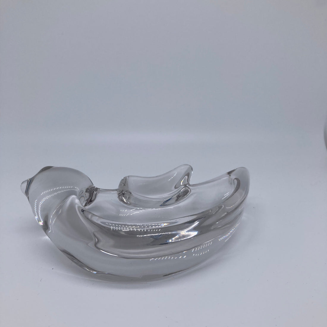 Vide-poche oiseau en cristal