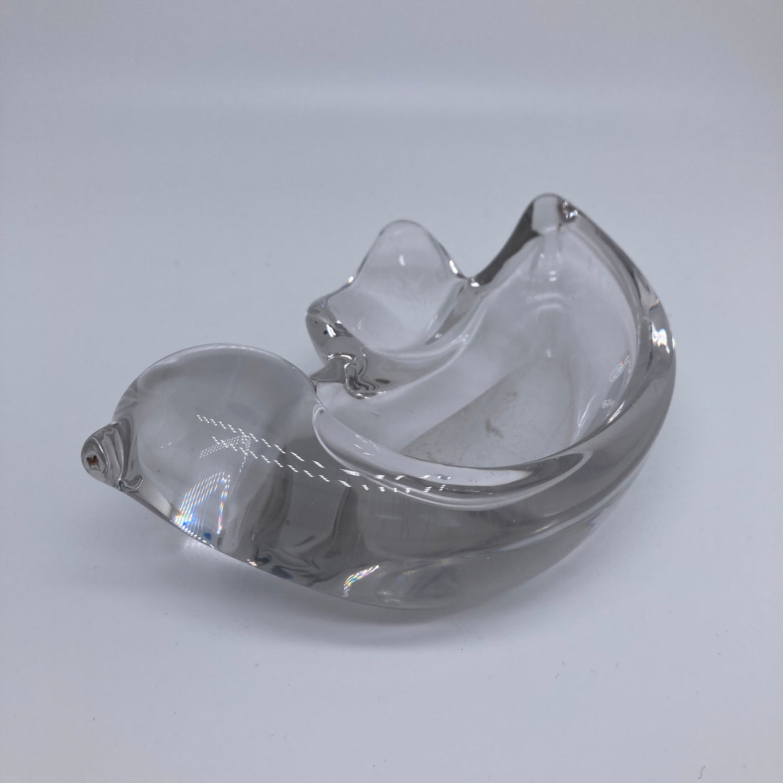 Vide-poche oiseau en cristal