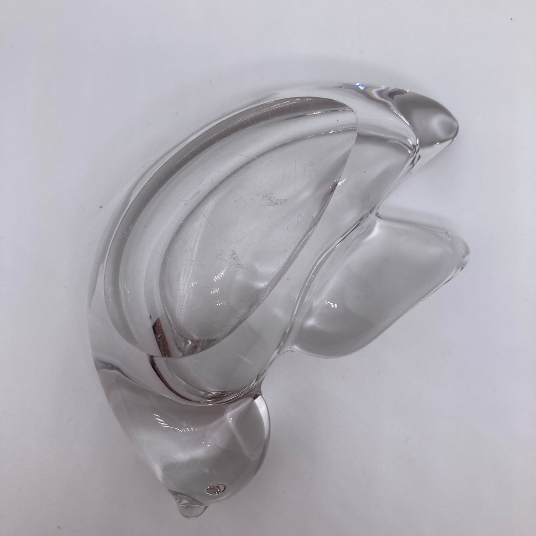 Vide-poche oiseau en cristal
