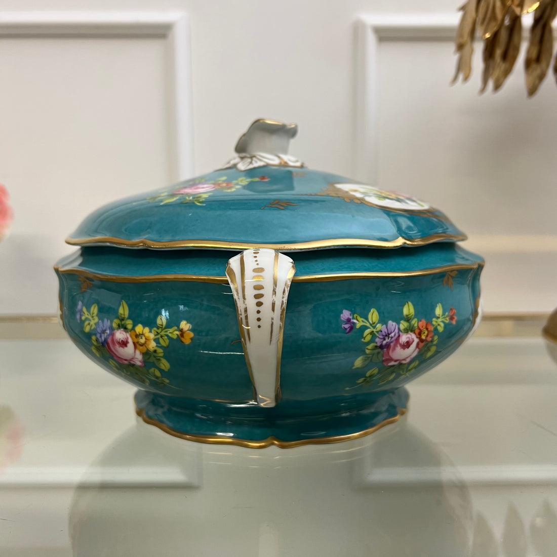 Soupière et plat Sèvres 1920