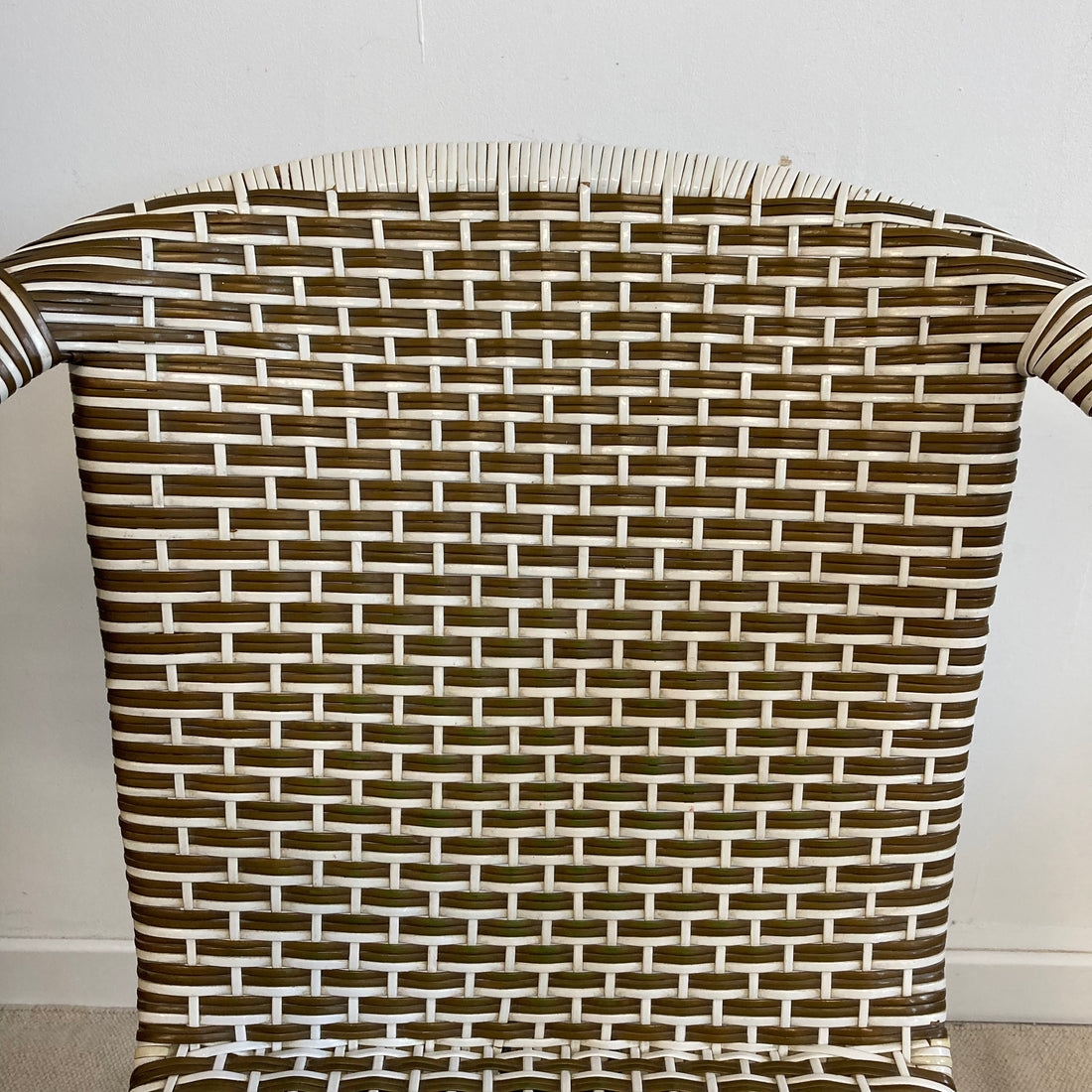 Fauteuil scoubidou vintage Londres 1960