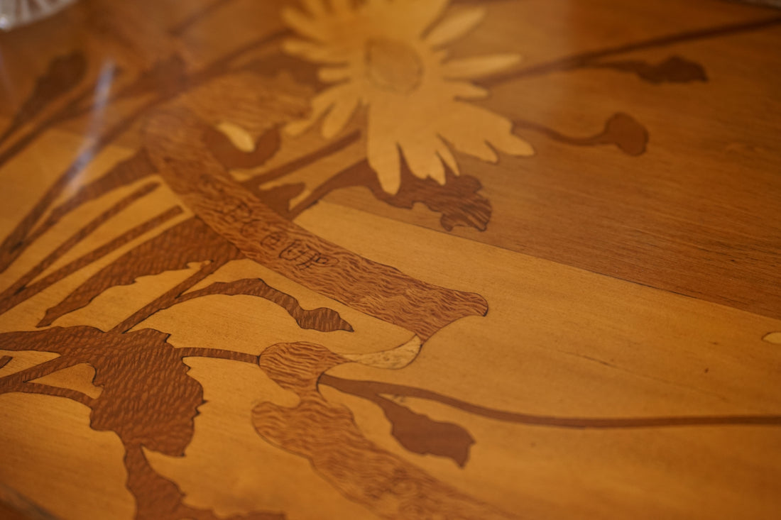 Table à thé parlante Gallé