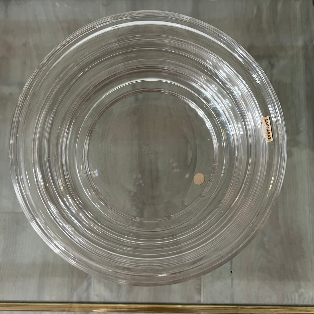 Coupe en cristal de Baccarat vintage