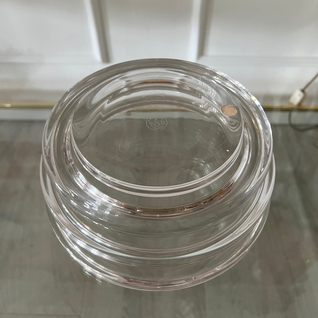 Coupe en cristal de Baccarat vintage
