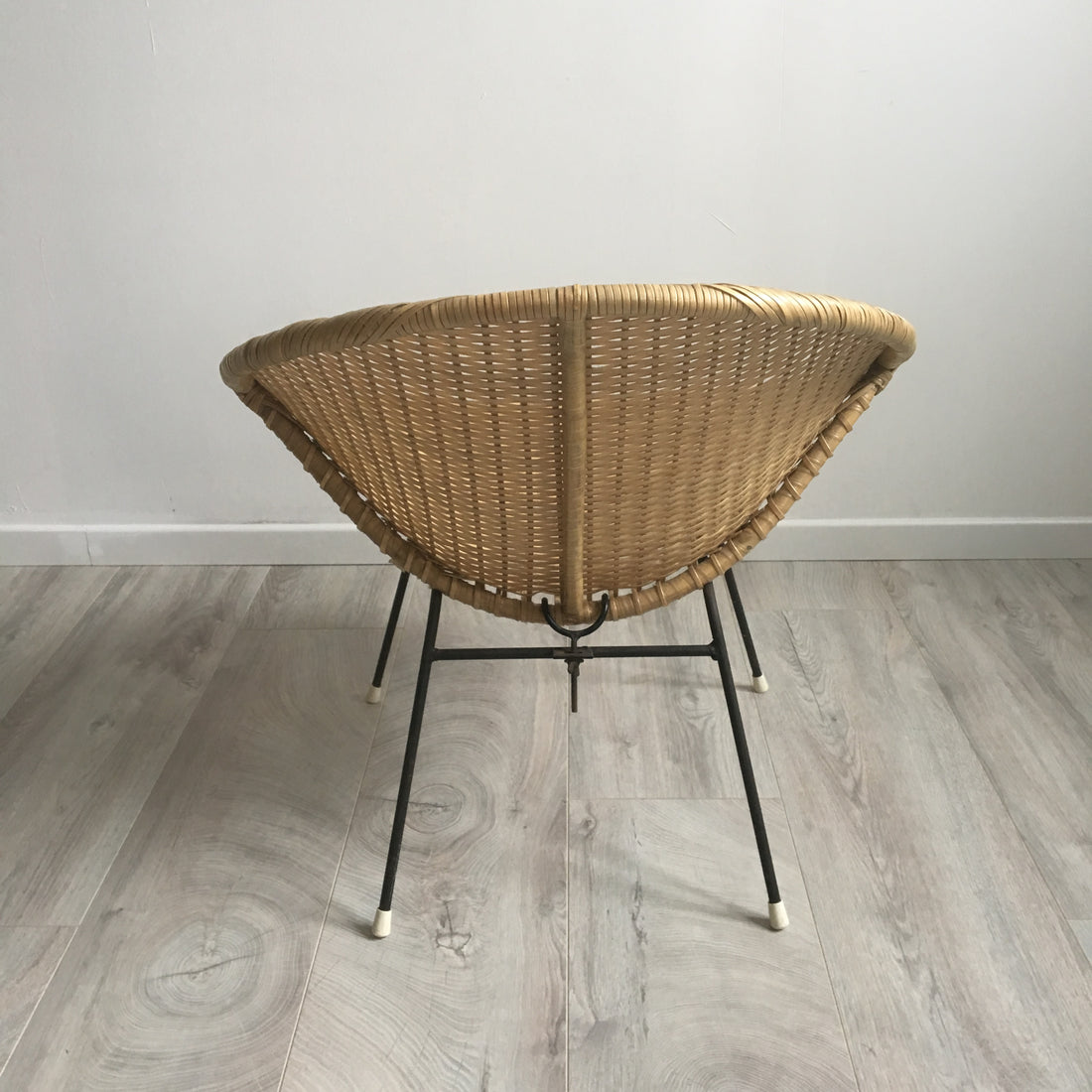 Fauteuil vintage tressé