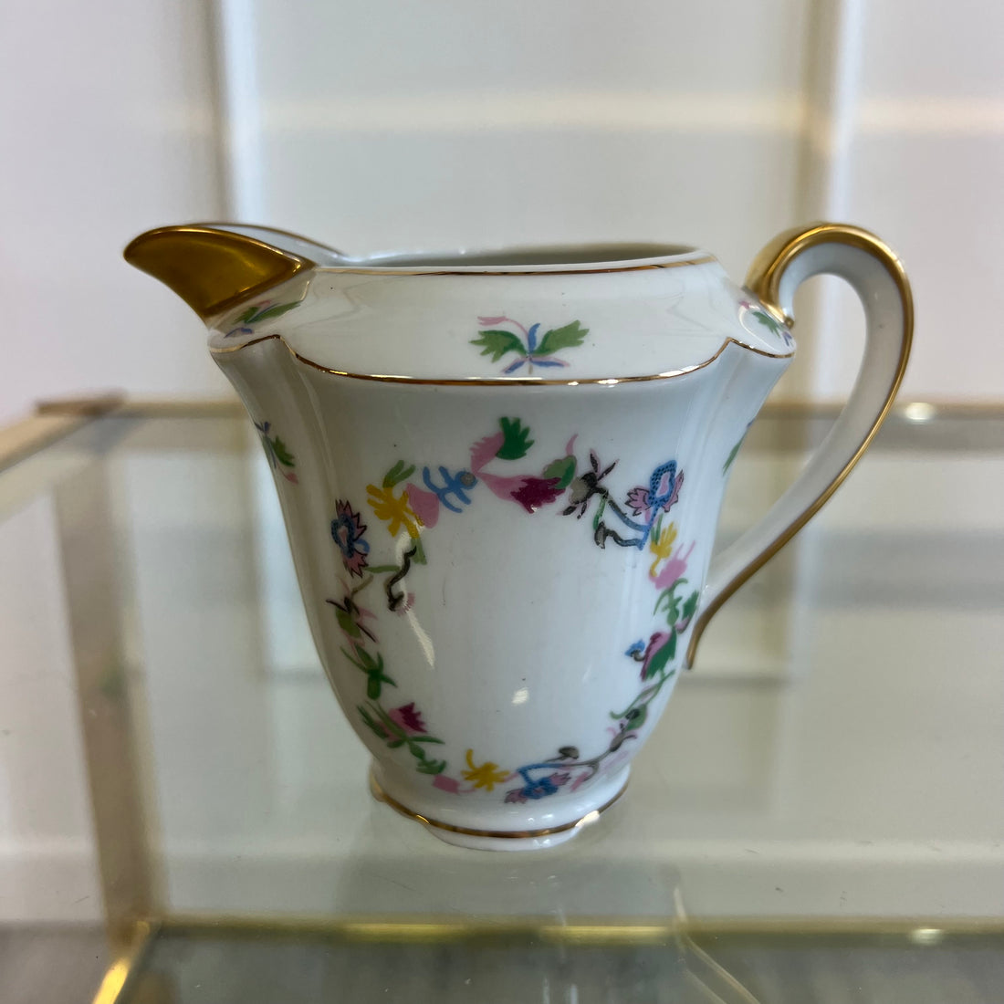 Service à thé fleuri 3 pièces vintage