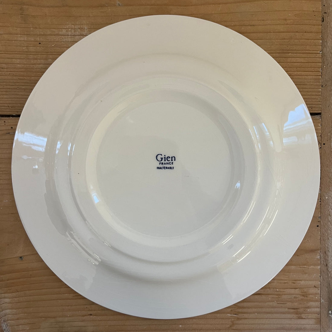 Assiette publicitaire Gien