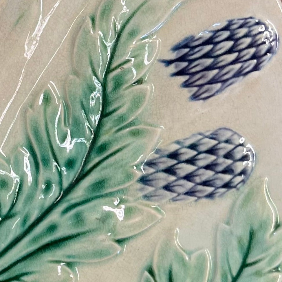 6 assiettes à asperges Luneville