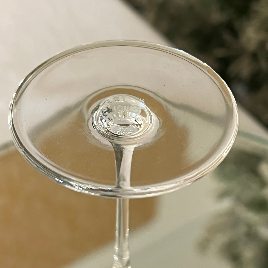 Suite de 8 verres à pied en cristal St Louis