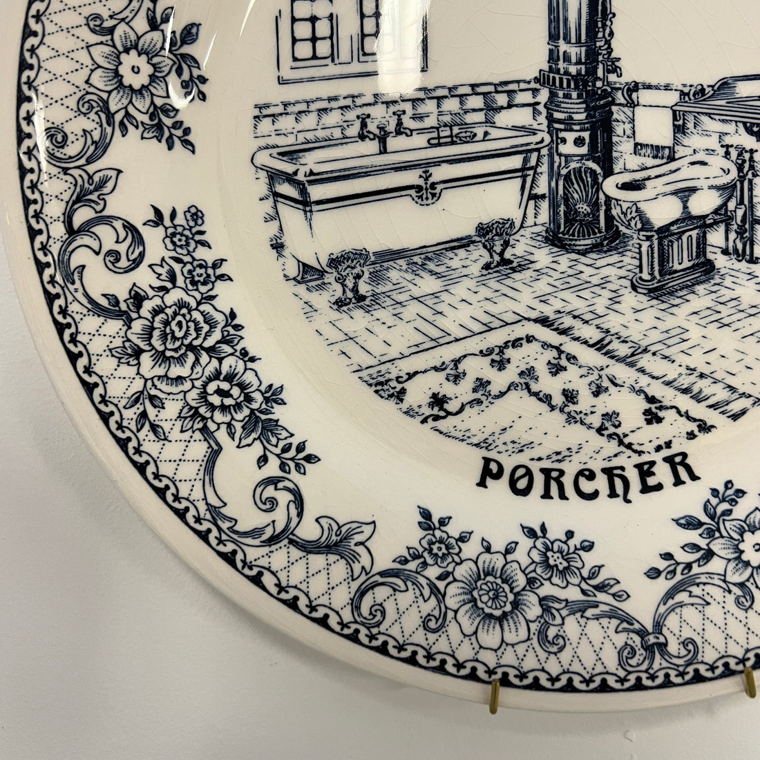 Assiette publicitaire Gien