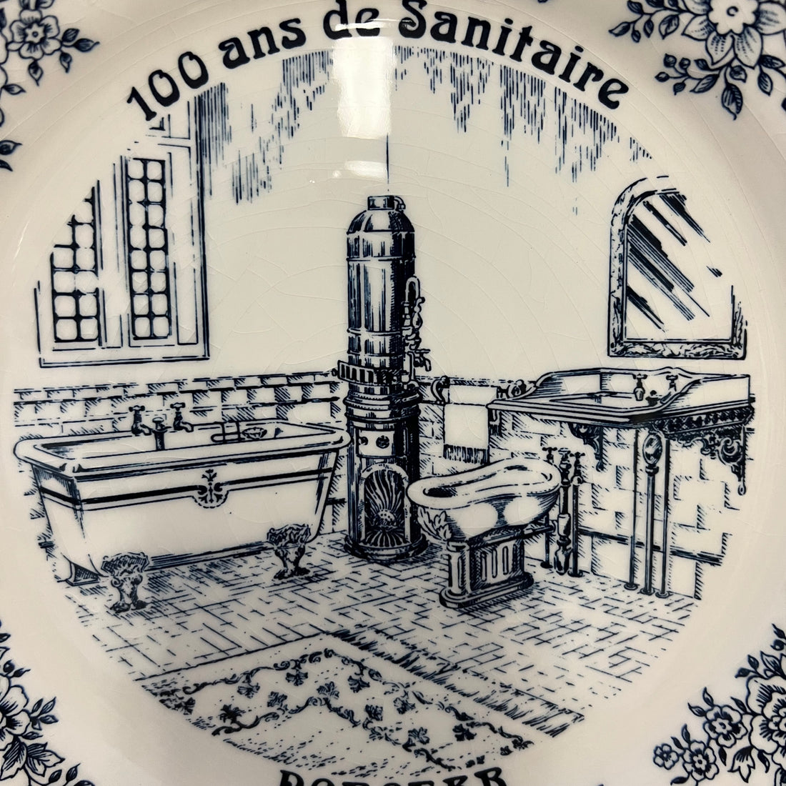 Assiette publicitaire Gien