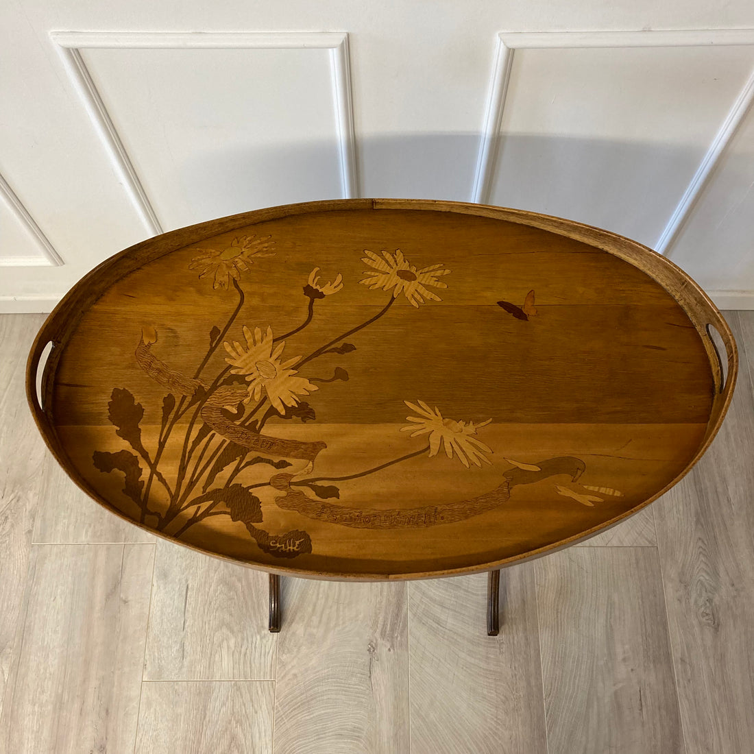 Table à thé parlante Gallé
